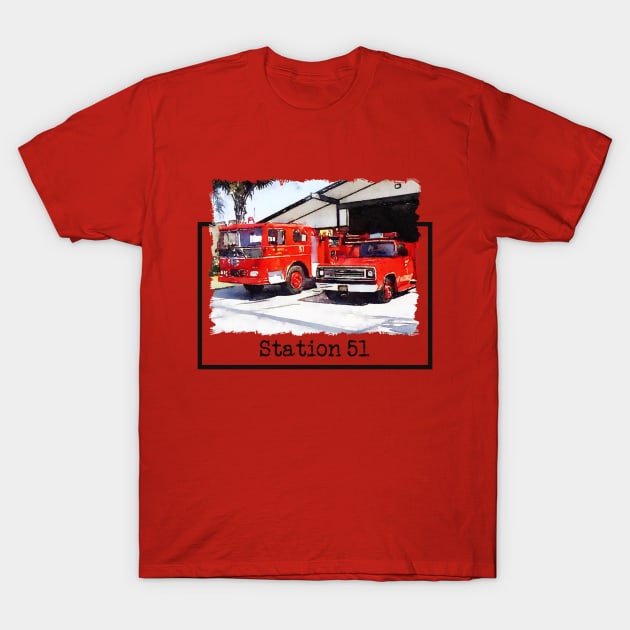 Fire Station 51 T-Shirt by Neicey